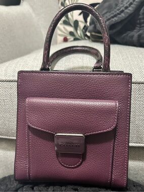 Coach Pepper Purple Top-Handle Women’s Bag.